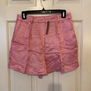 NWT J Crew Pink Satin Shorts_Size 6